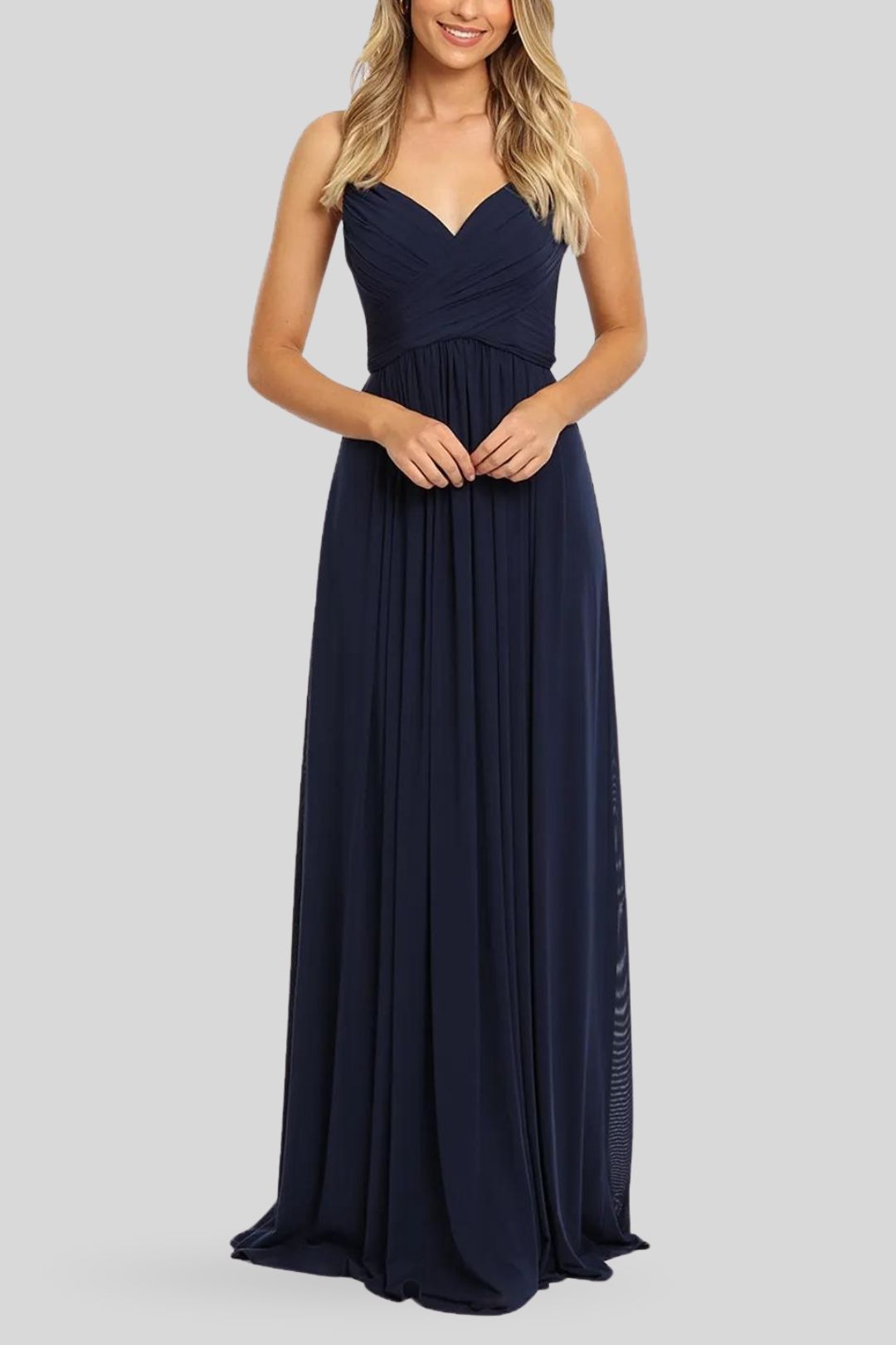 Hire Violeta Gown in Navy Tania Olsen GlamCorner