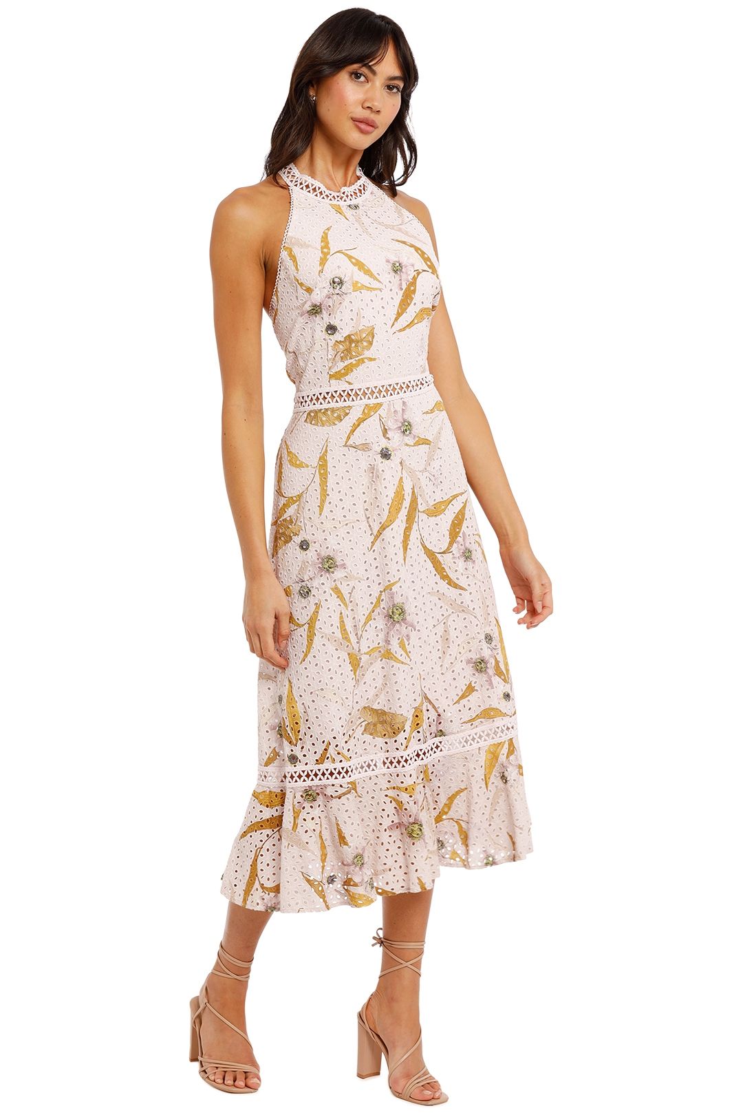 Hire Floxyy Dress in Light Pink | Ted Baker | GlamCorner