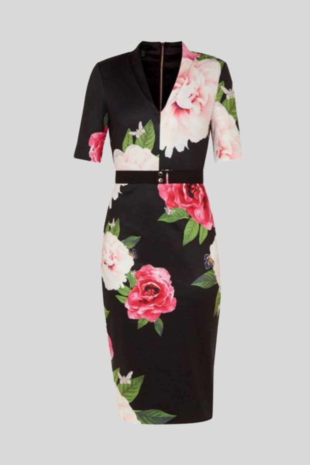 Ted Baker Gilanno Magnificent V Neck Bodycon Dress