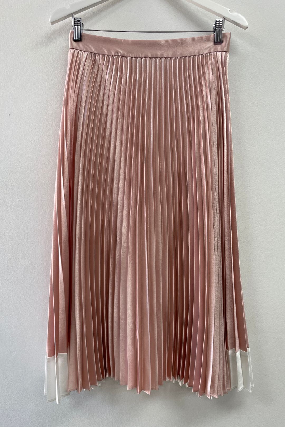 Ted Baker - Pink Glaycie Pleated Midi Skirt