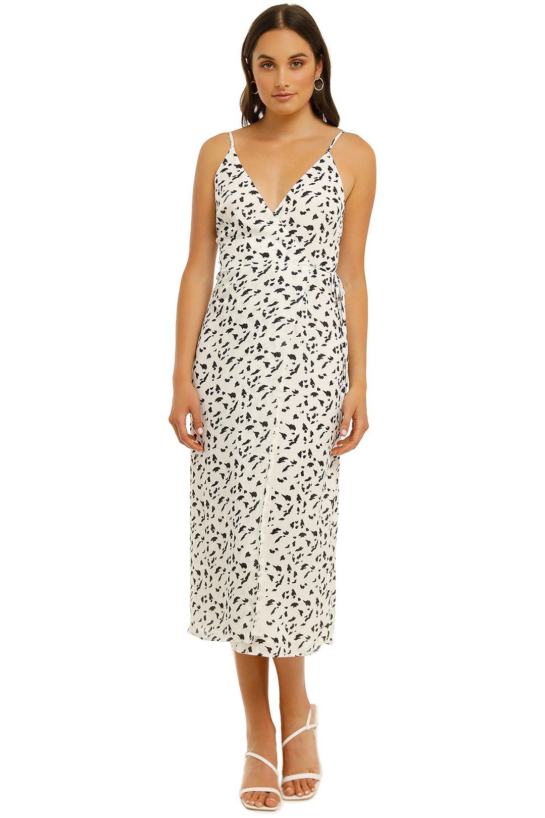 The-East-Order-Sukii-Midi-Dress-Wilderness-White-Front