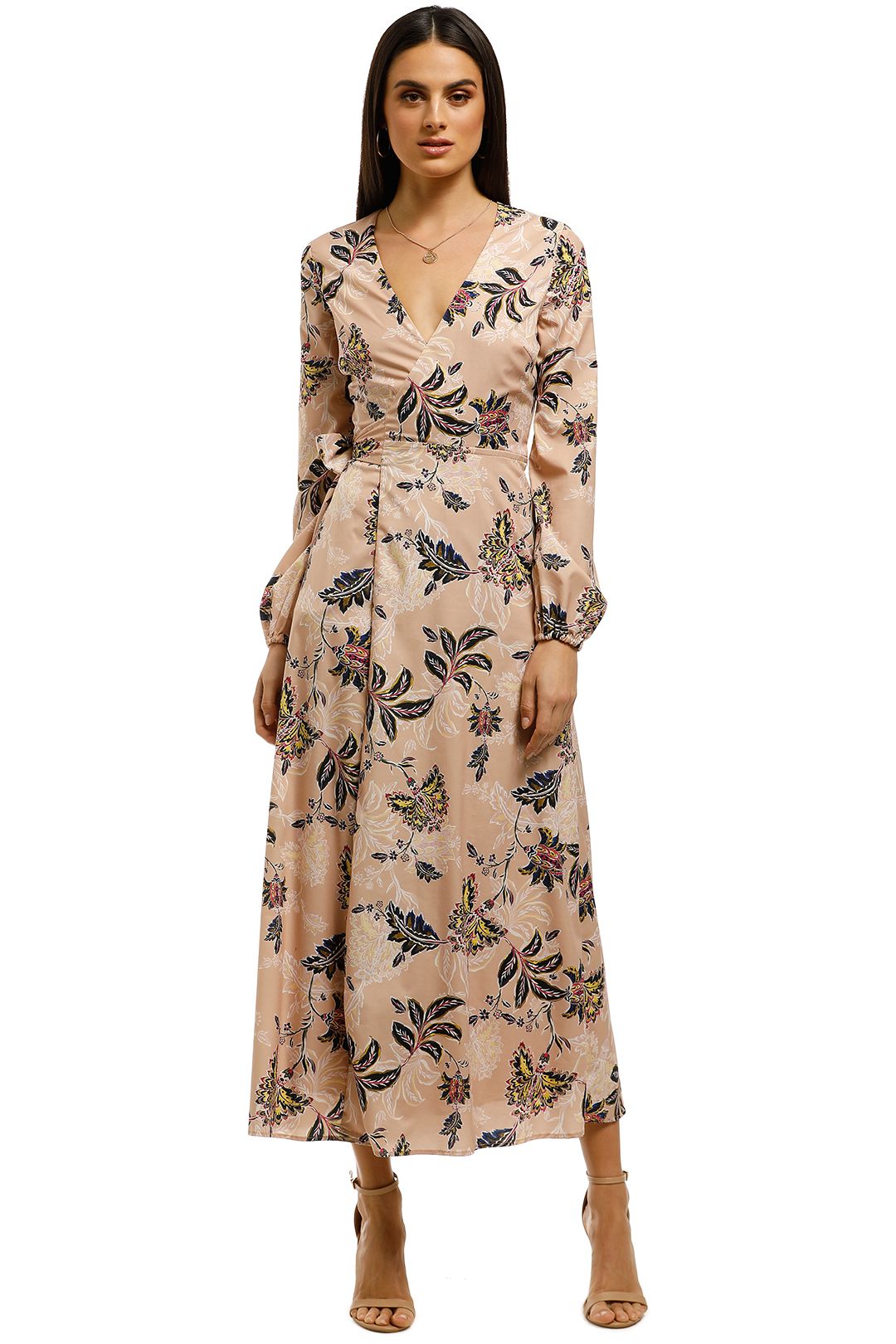 The-Jetset-Diaries-Azalea-Midi-Dress-Blush-Floral-Front
