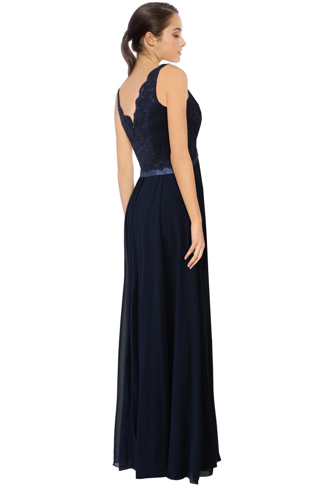 The Dress Shoppe - Share This Elegance - Navy - Back