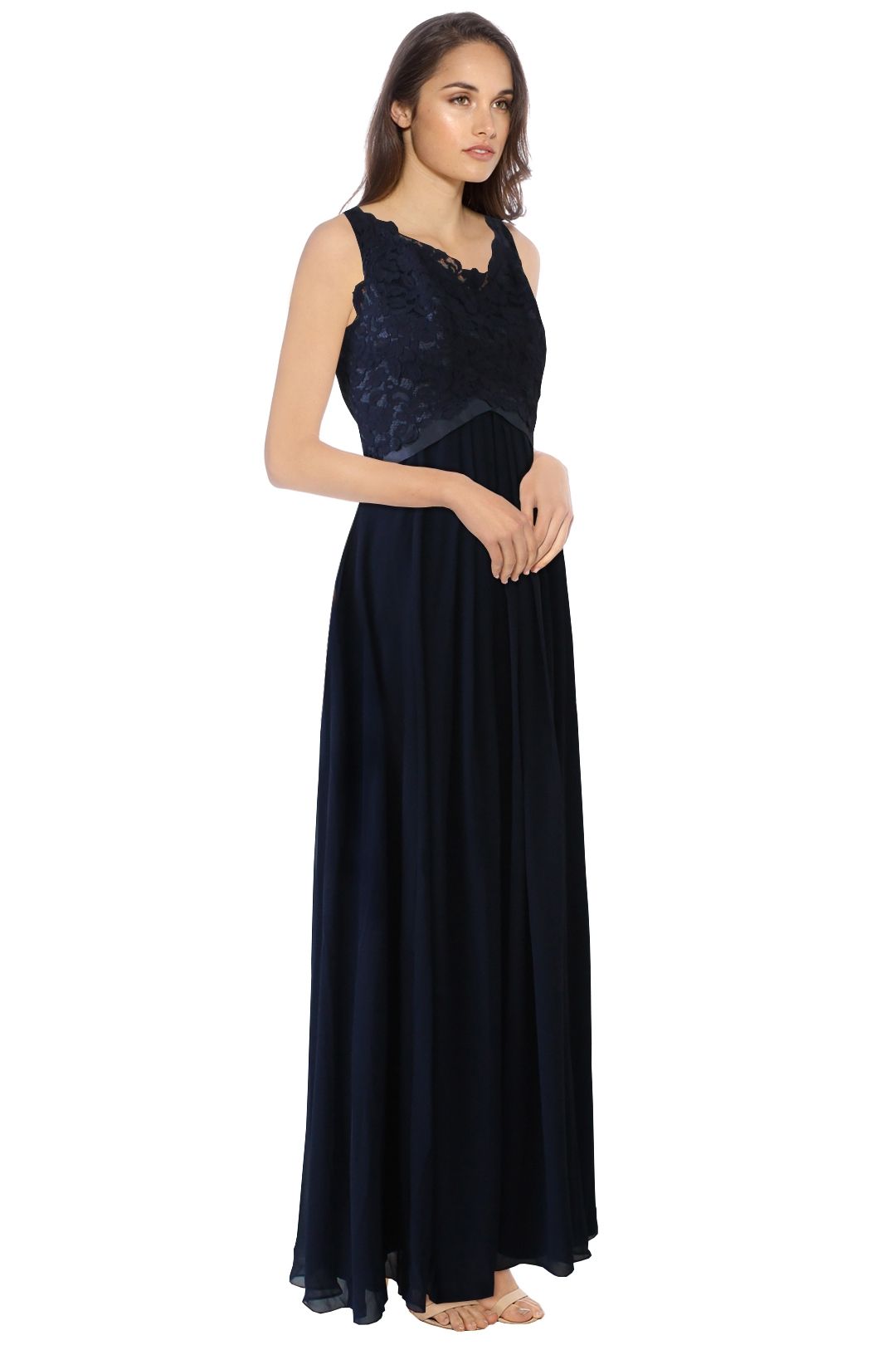 The Dress Shoppe - Share This Elegance - Navy - Side