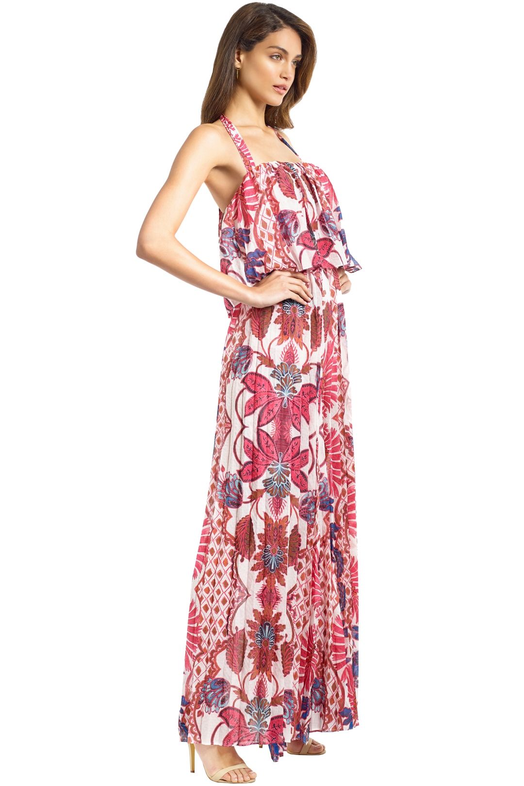 The Jetset Diaries - Lana Floral Jumpsuit - Pink - Side