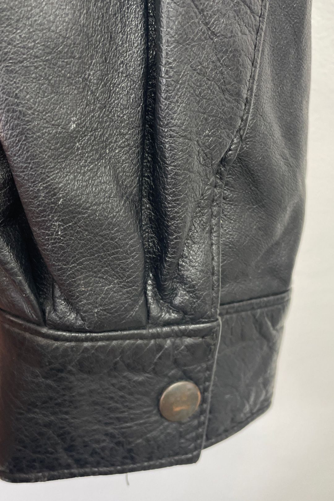 Buy Oversized Black Leather Jacket The Leather Connection GlamCorner