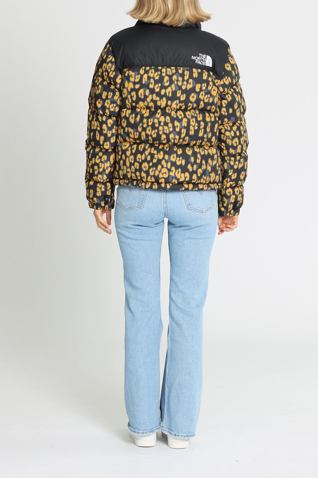 North face cheetah print jacket discount