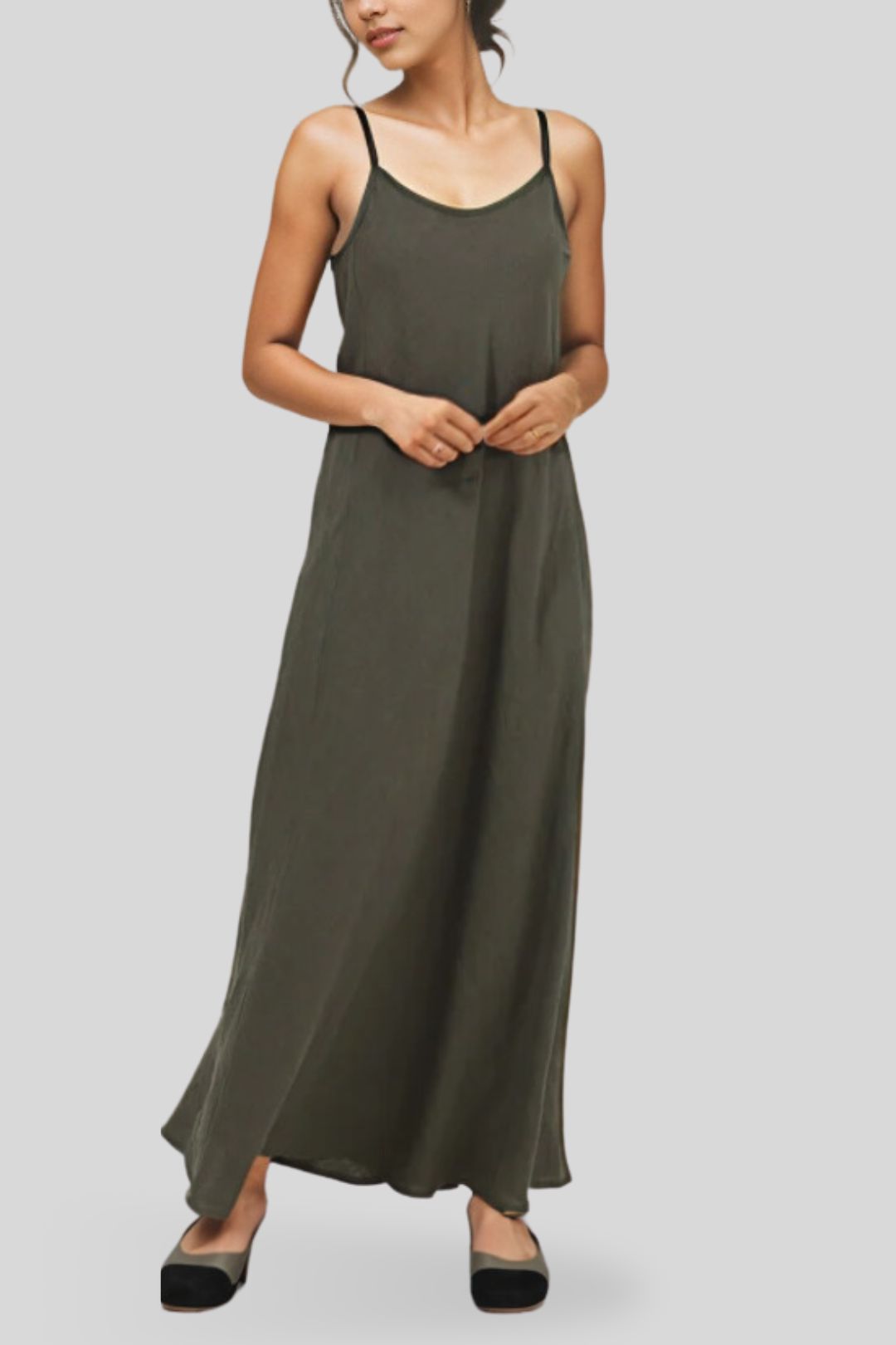 The Shanty Corporation Claro Maxi Dress in Green