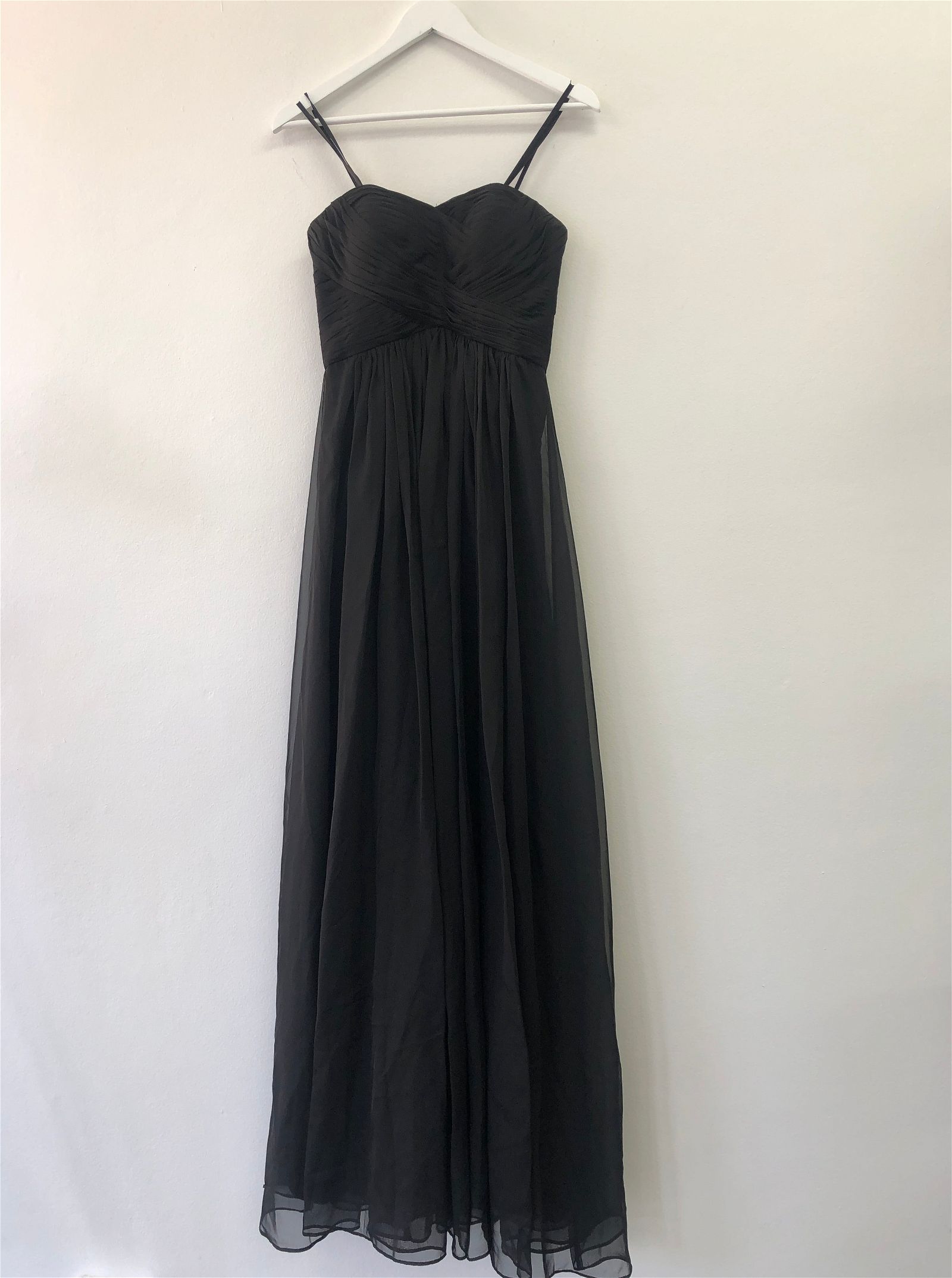 Bariano - Strapless Black Formal Gown