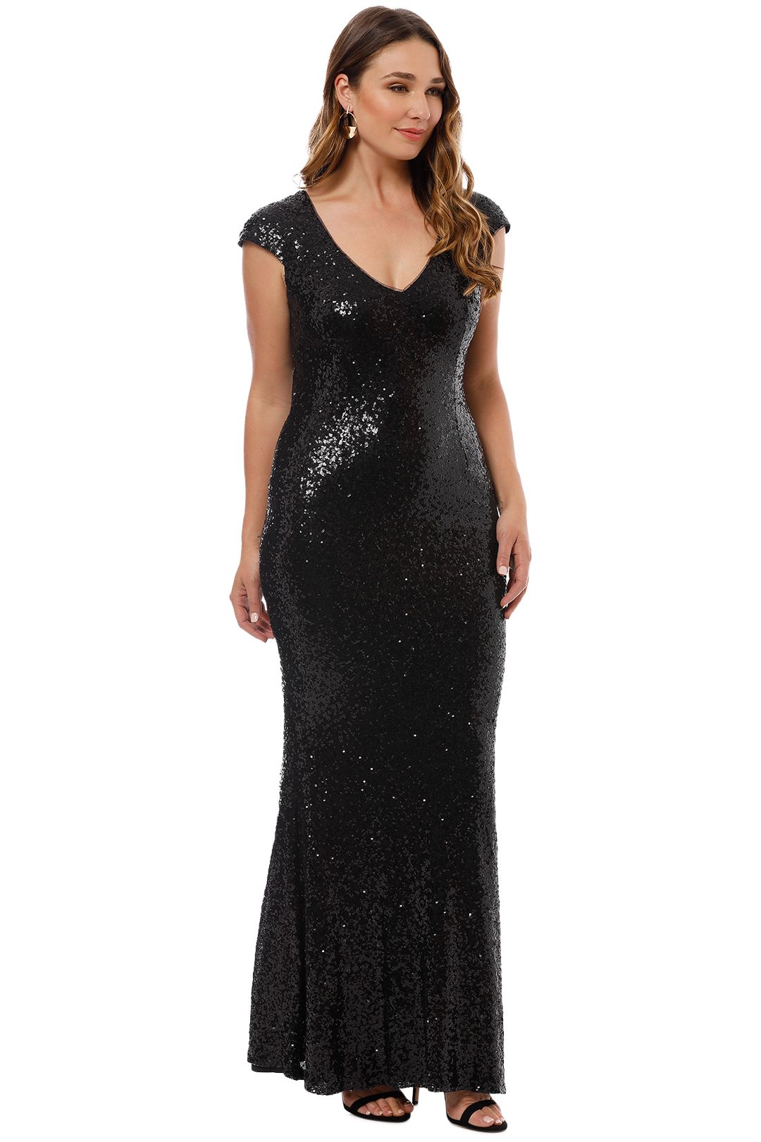 Kaylee Gown in Black by Theia for Hire | GlamCorner