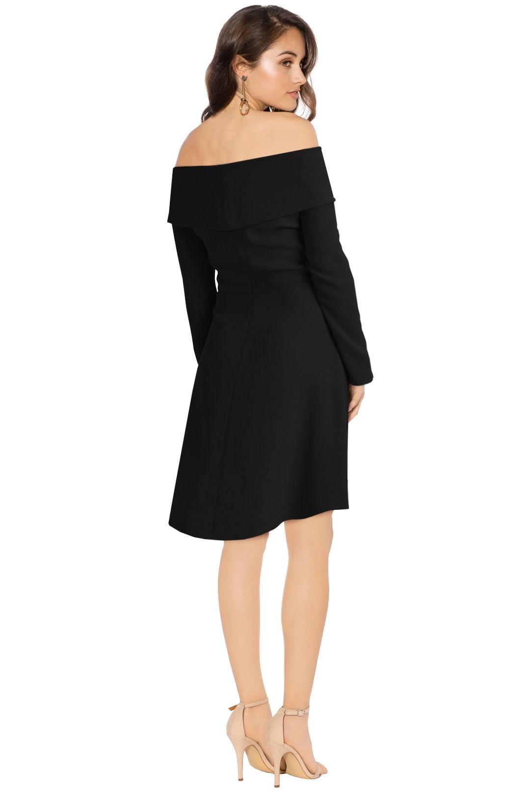 Theory - Elegant Mini Dress Black - Back