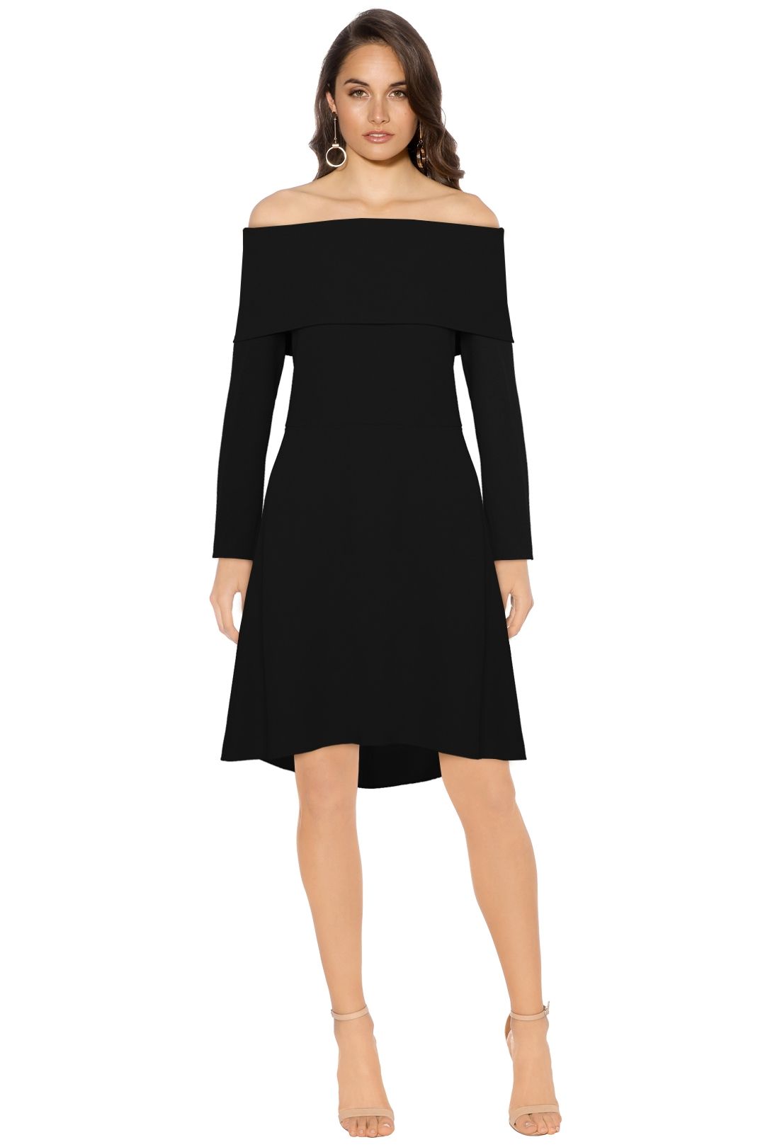 Elegant Mini Dress in Black by Theory for Rent GlamCorner