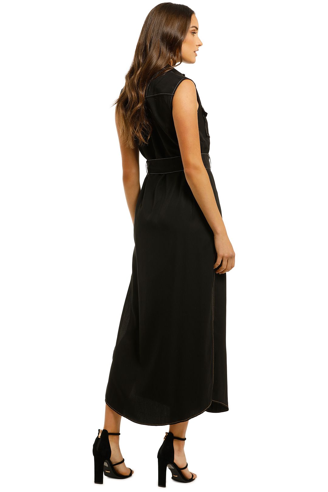 farm rio flowers garden maxi dress FARM Rio Black Majestic Garden Buttoned Puff Sleeve Maxi Dress, Majestic Garden Black / S
