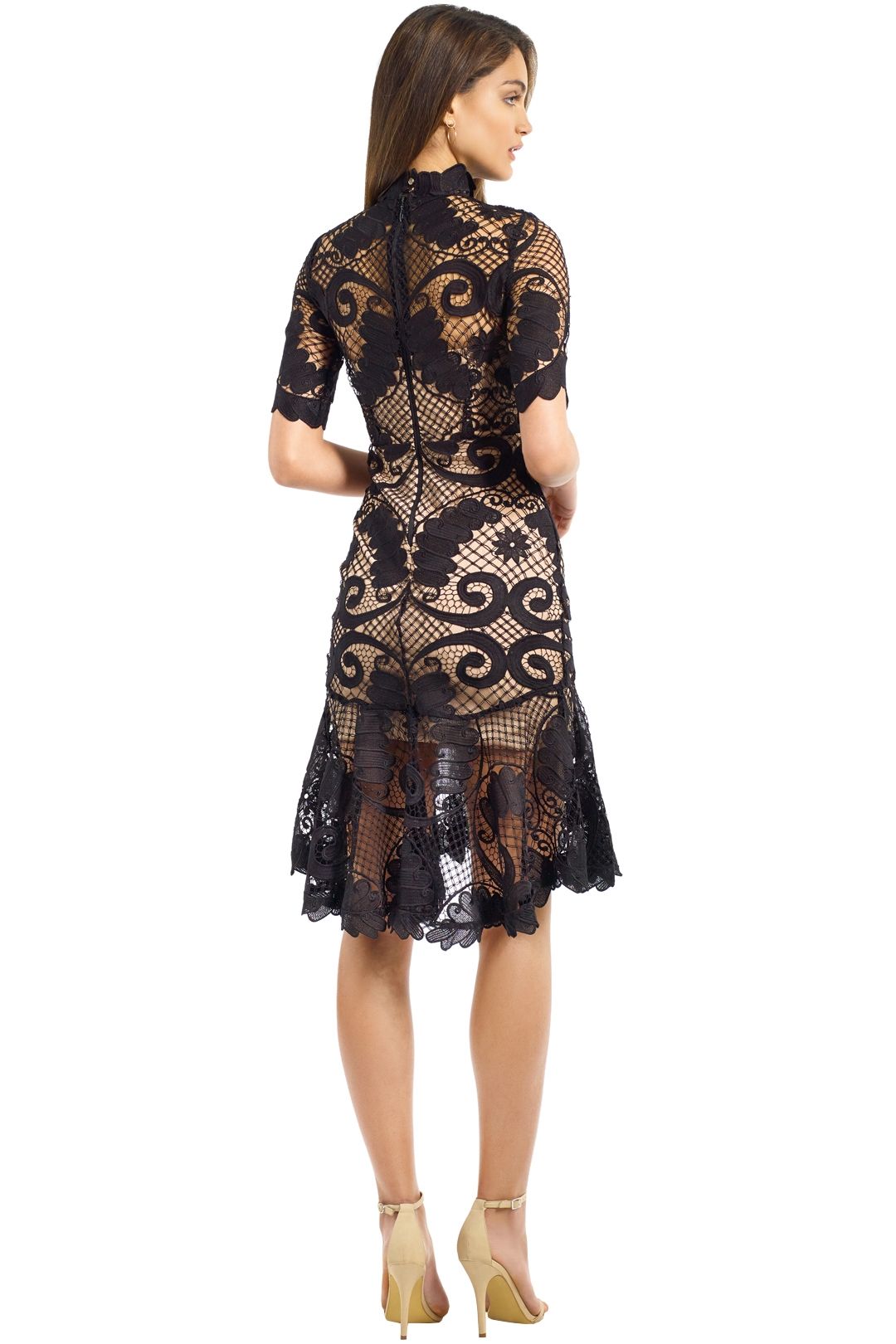 Babylon Lace Dress in Black by Thurley for Hire Babylon Lace Dress in Black by Thurley for Hire