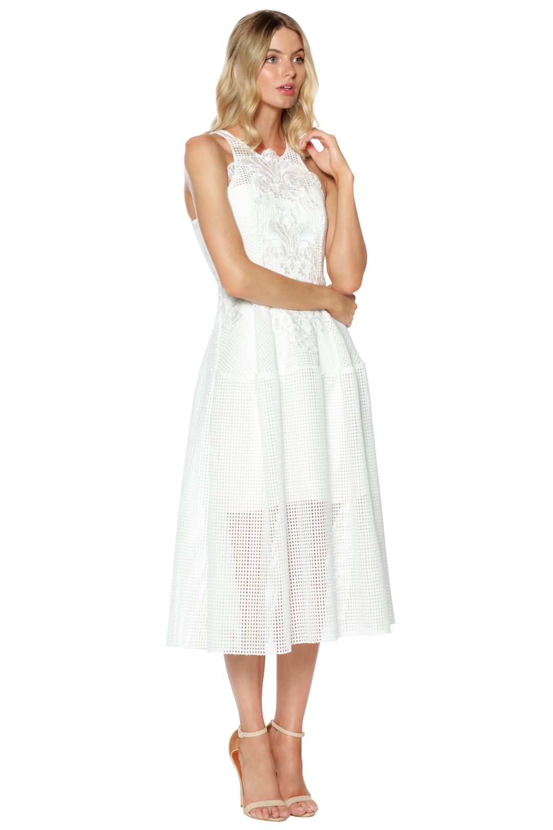 Bianca Embroidered Dress by Thurley for Hire GlamCorner