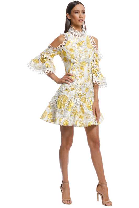 thurley chintz print midi dress Thurley Chintz Print Broderie Dress Size 8