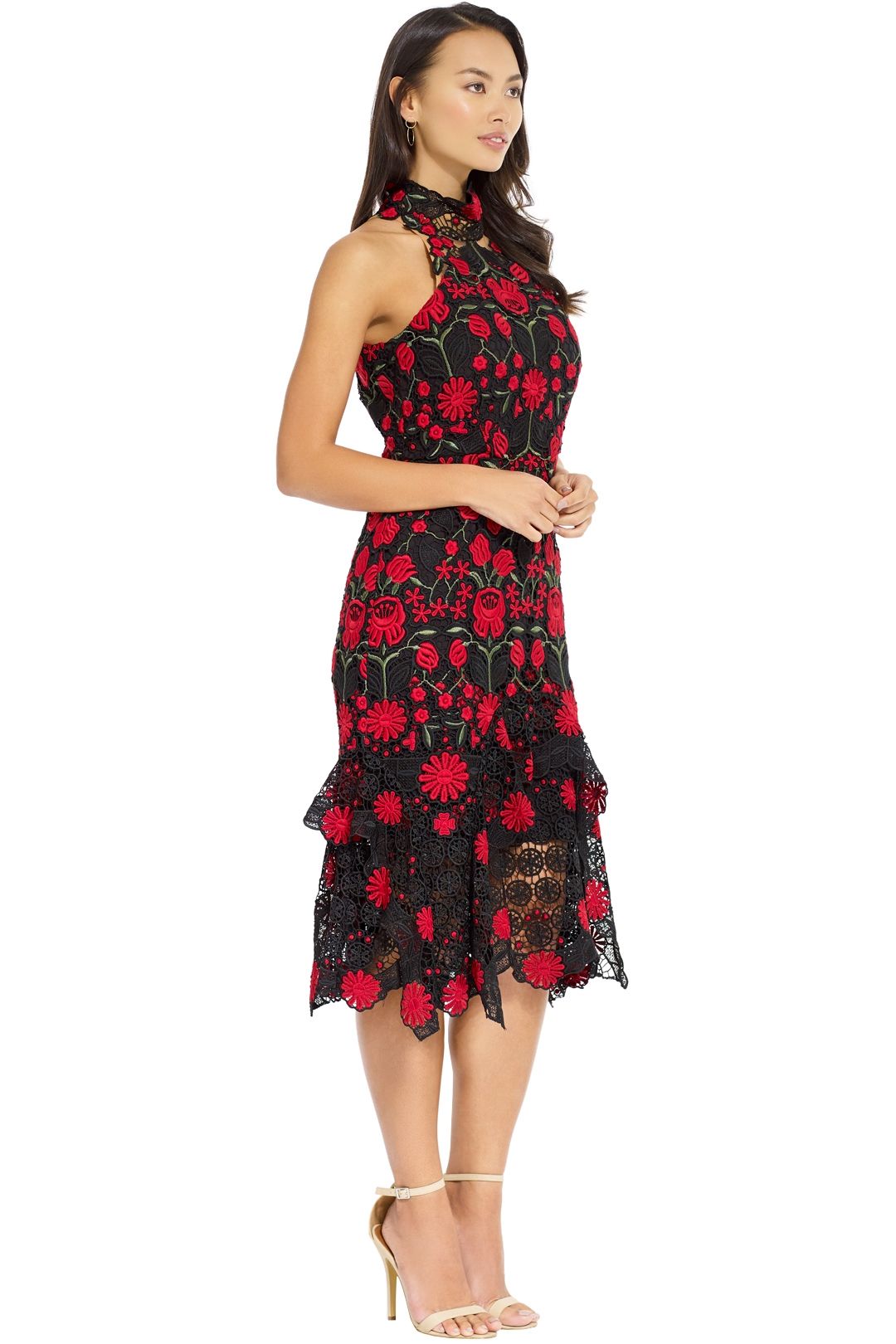 English Rose Midi Dress by Thurley for Hire