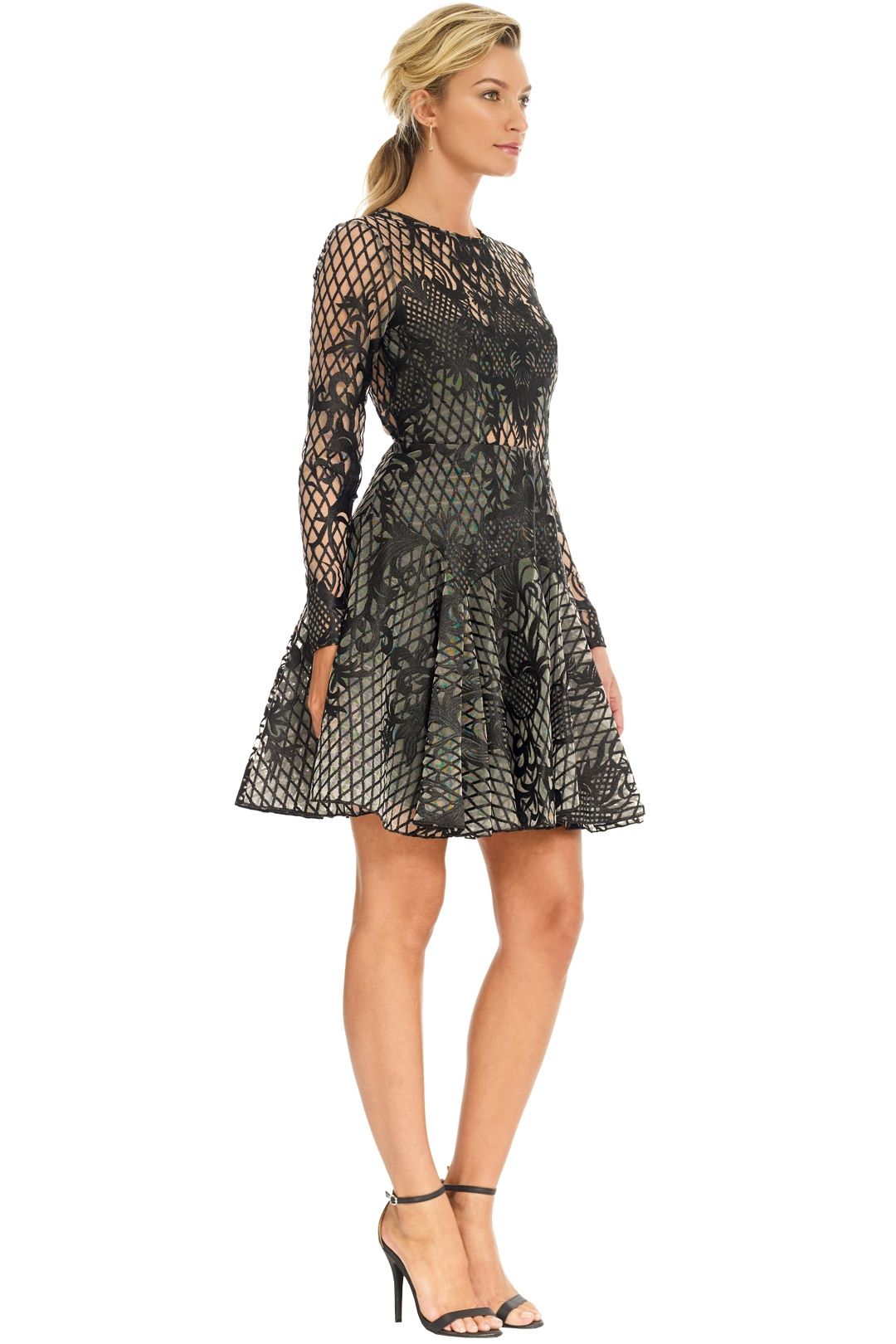 Thurley - Fables Mini Dress - Black - Side
