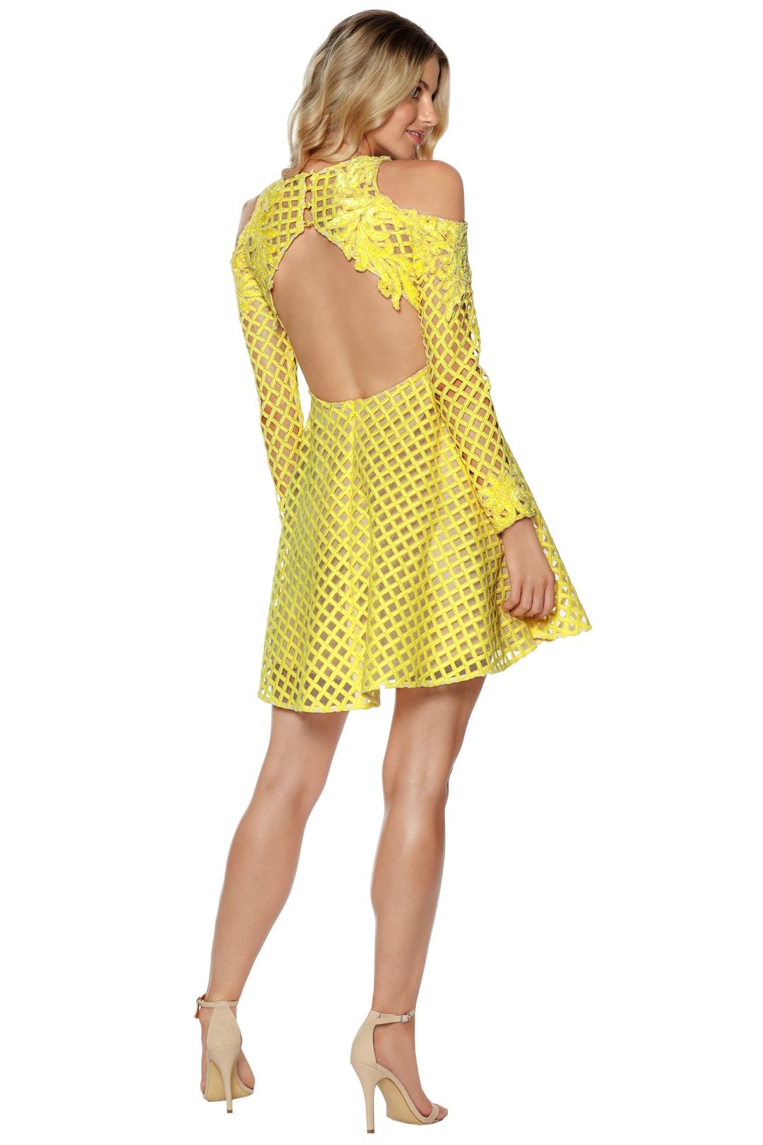 Thurley - Hybrid Dress Daffodil - Yellow - Back