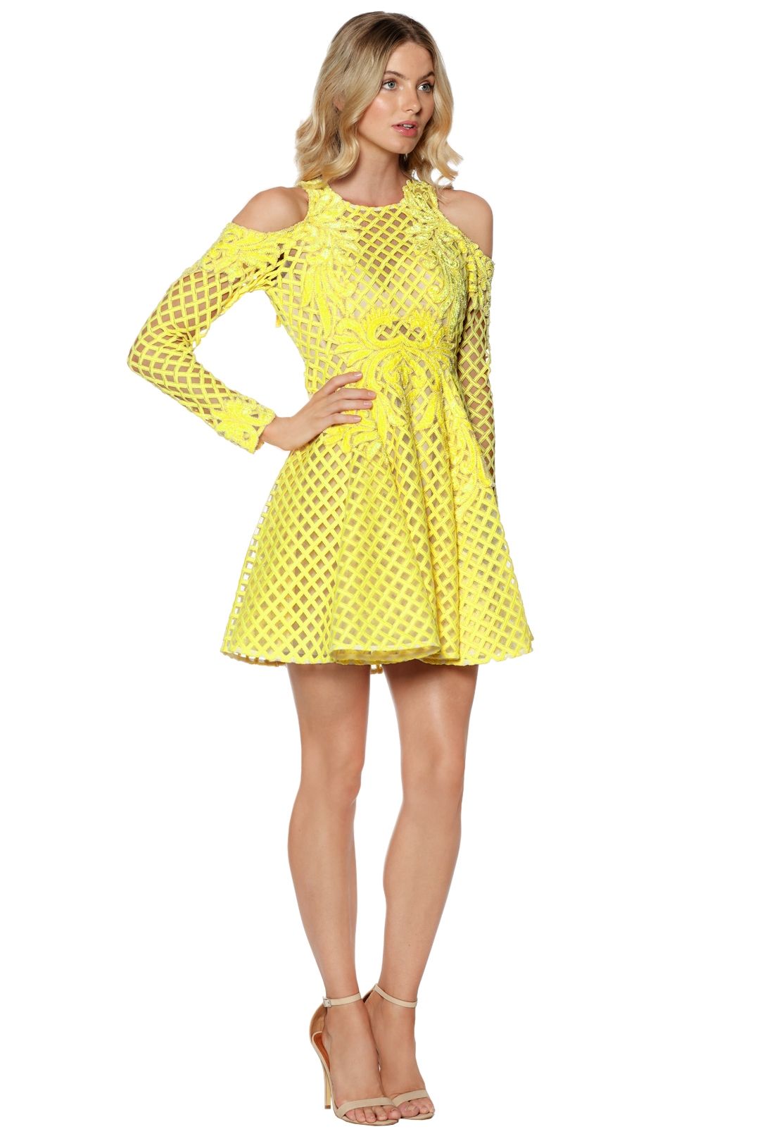 Thurley - Hybrid Dress Daffodil - Yellow - Side