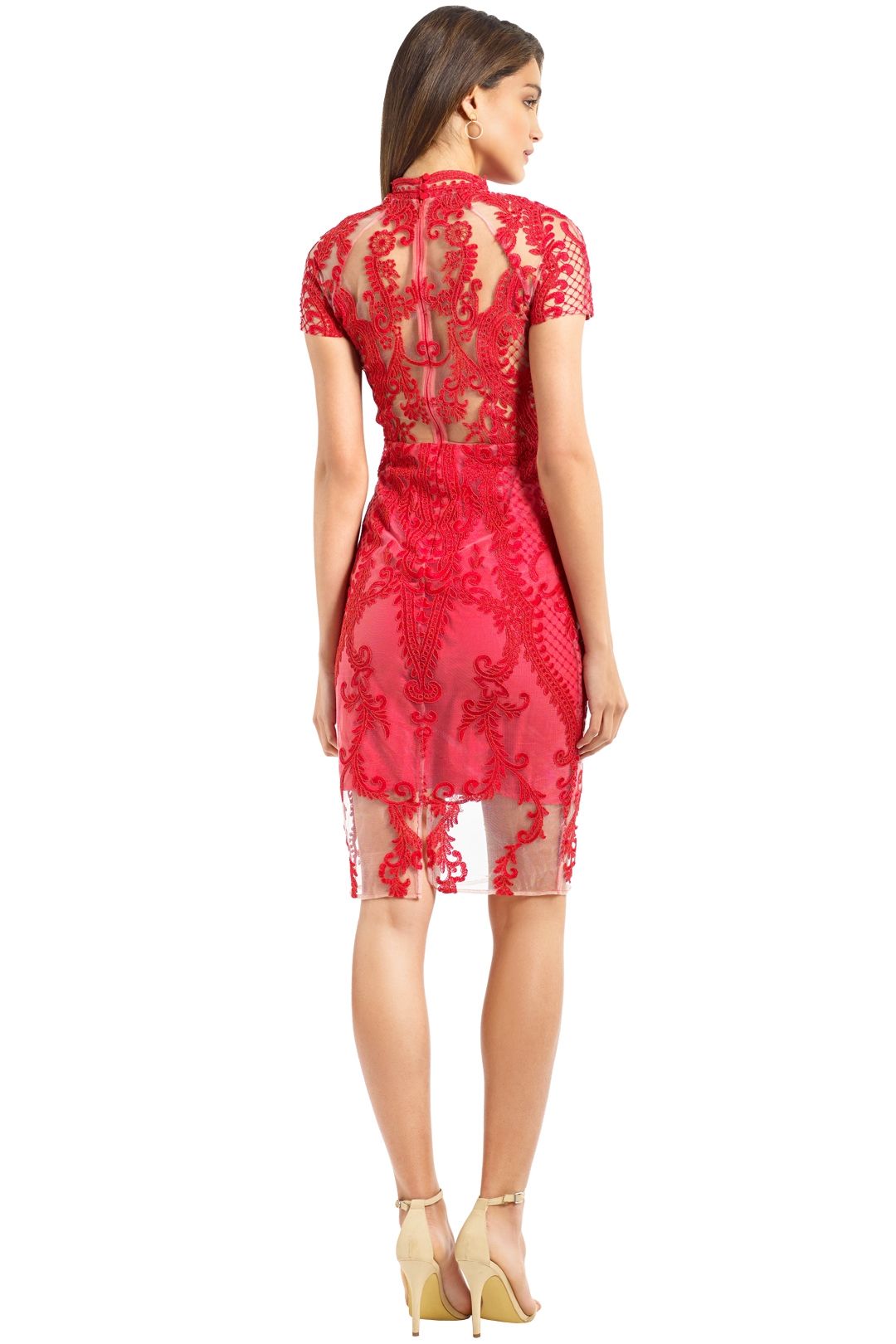 Thurley - Indianna Dress - Red - Back