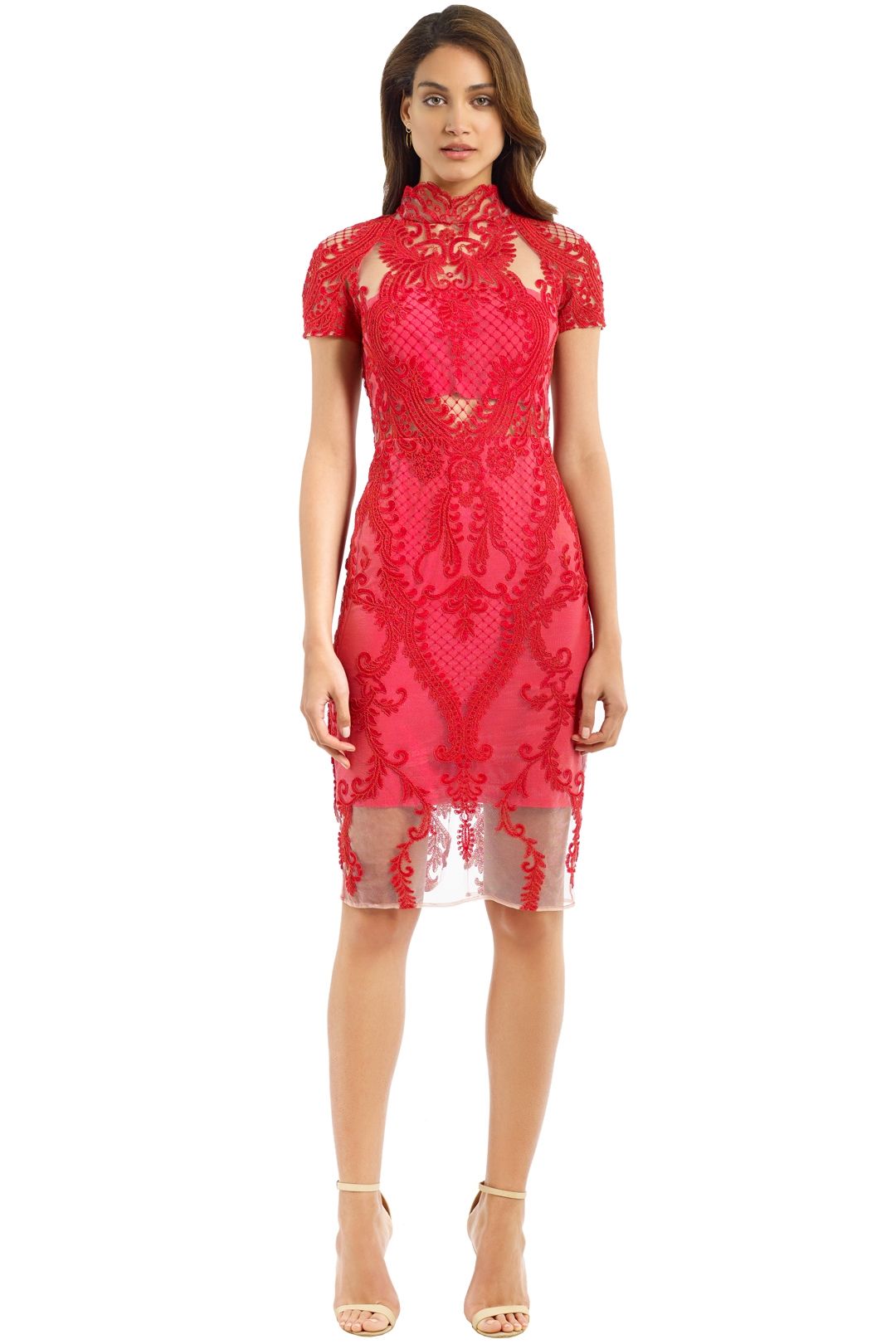 Thurley - Indianna Dress - Red - Front