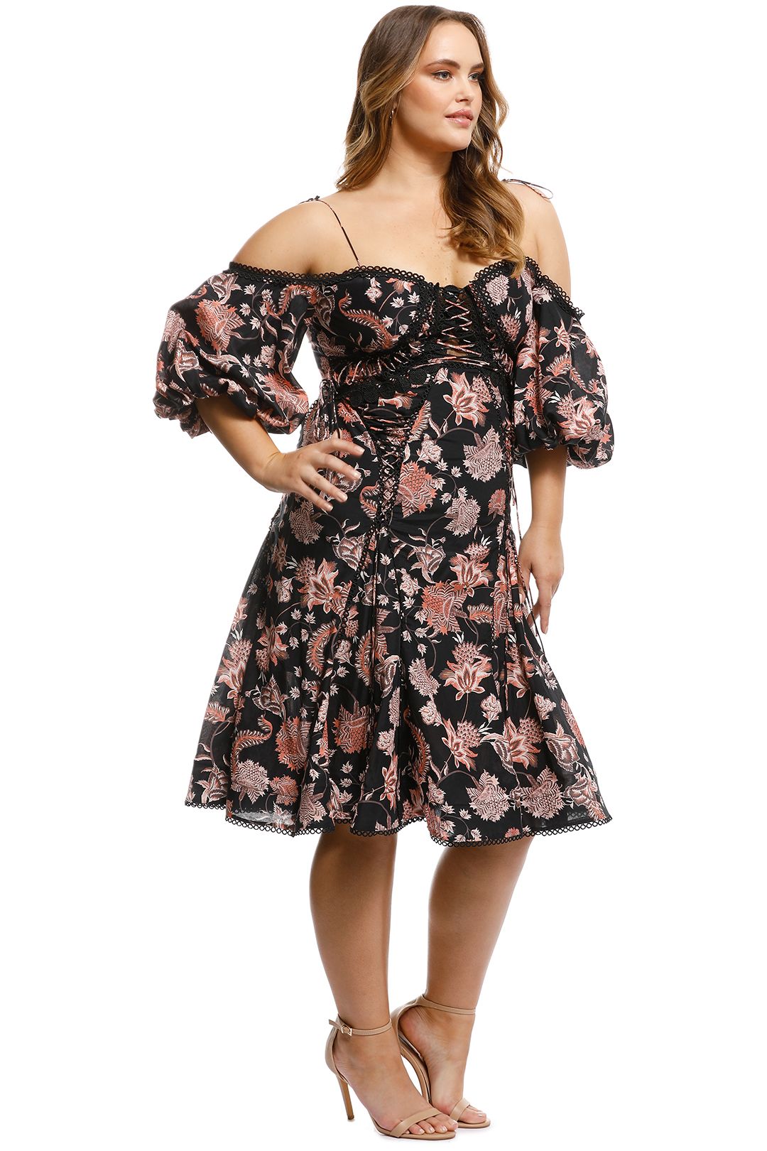 Thurley chintz print midi dress top