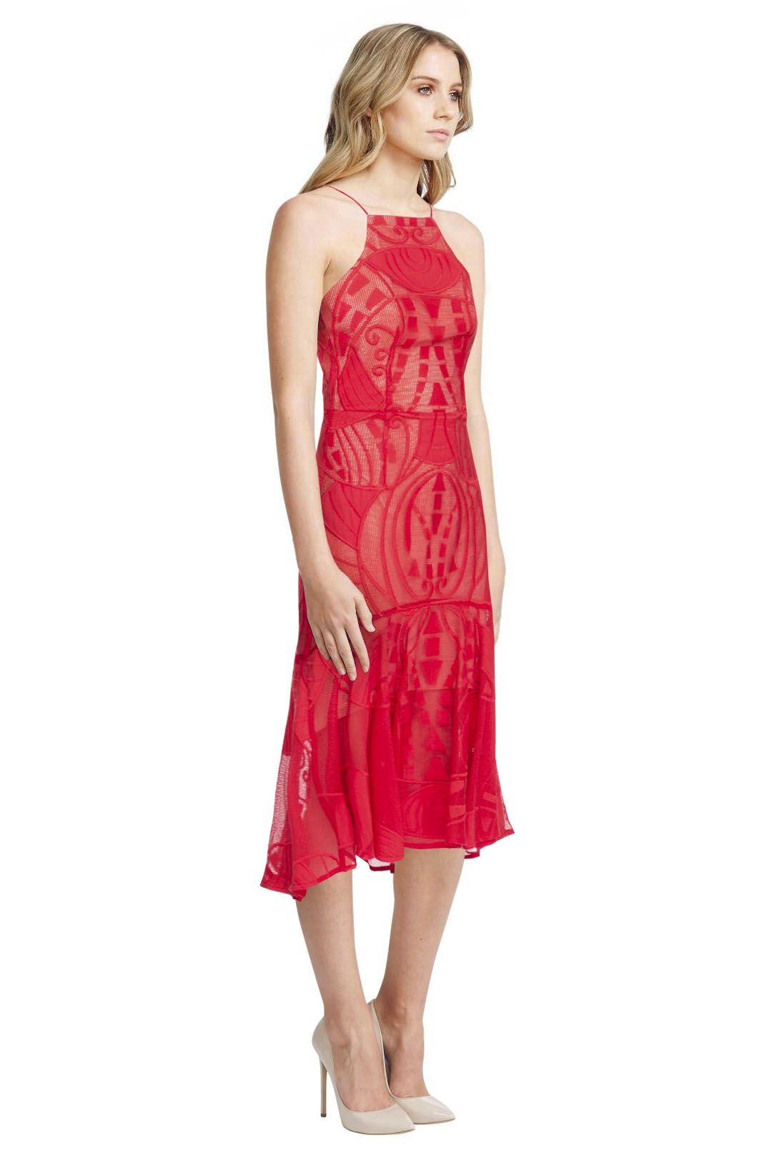 Thurley - Tabitha Dress - Red - Side