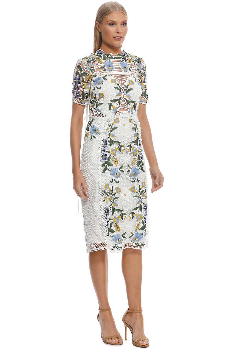 Vasette Lace Midi Dress