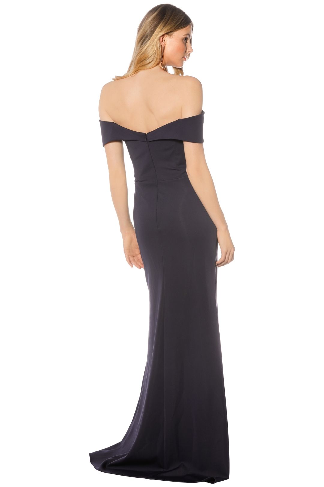 Navy Sweetheart Gown by LM Collection Rent the Runway