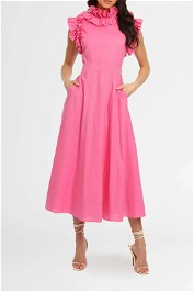 Torannce Sedgwick Dress Pink Midi
