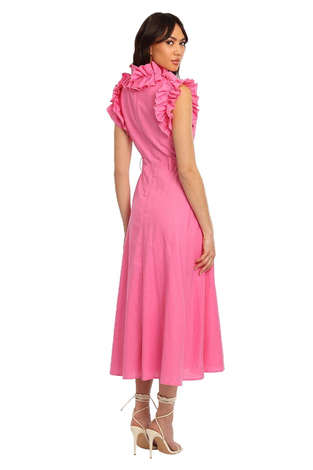 Torannce Sedgwick Dress Pink Ruffle