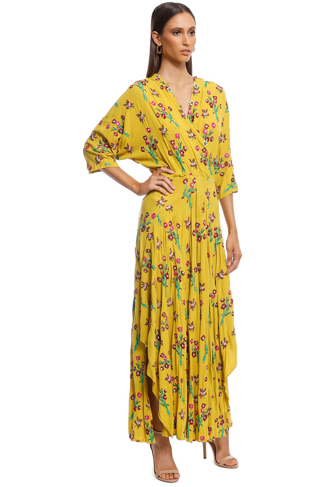 Trelise Cooper - Eat Drink Be Maxi Dress - Yellow - Side