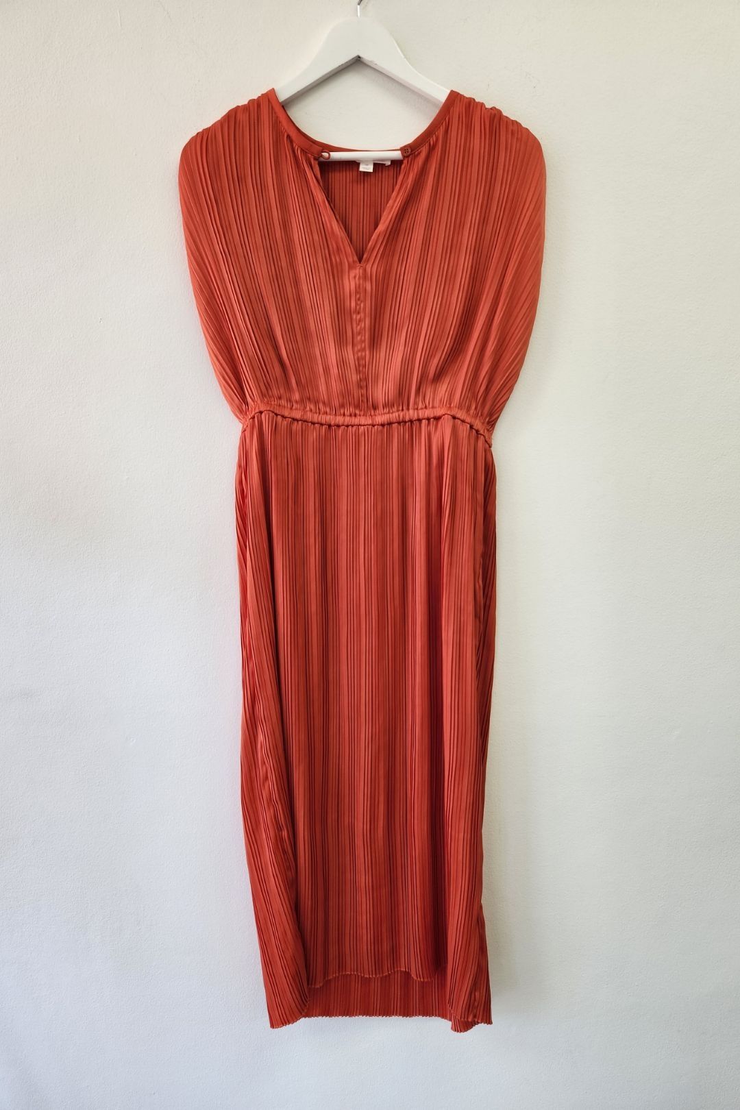 Trenery - Pleated Red Shift Dress
