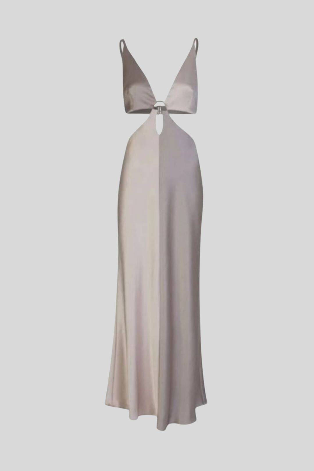 Bec and Bridge Two Tone Grey Felix V Maxi Dress