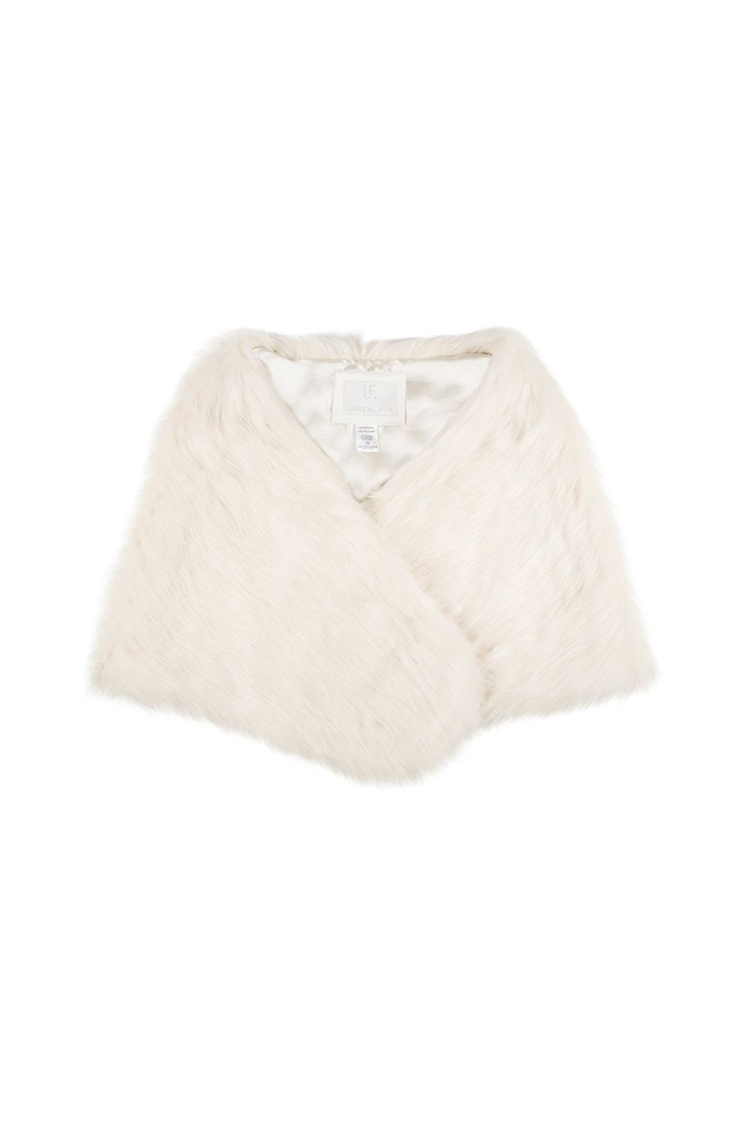 Unreal Fur - Yasmine Shrug - Ivory - Front