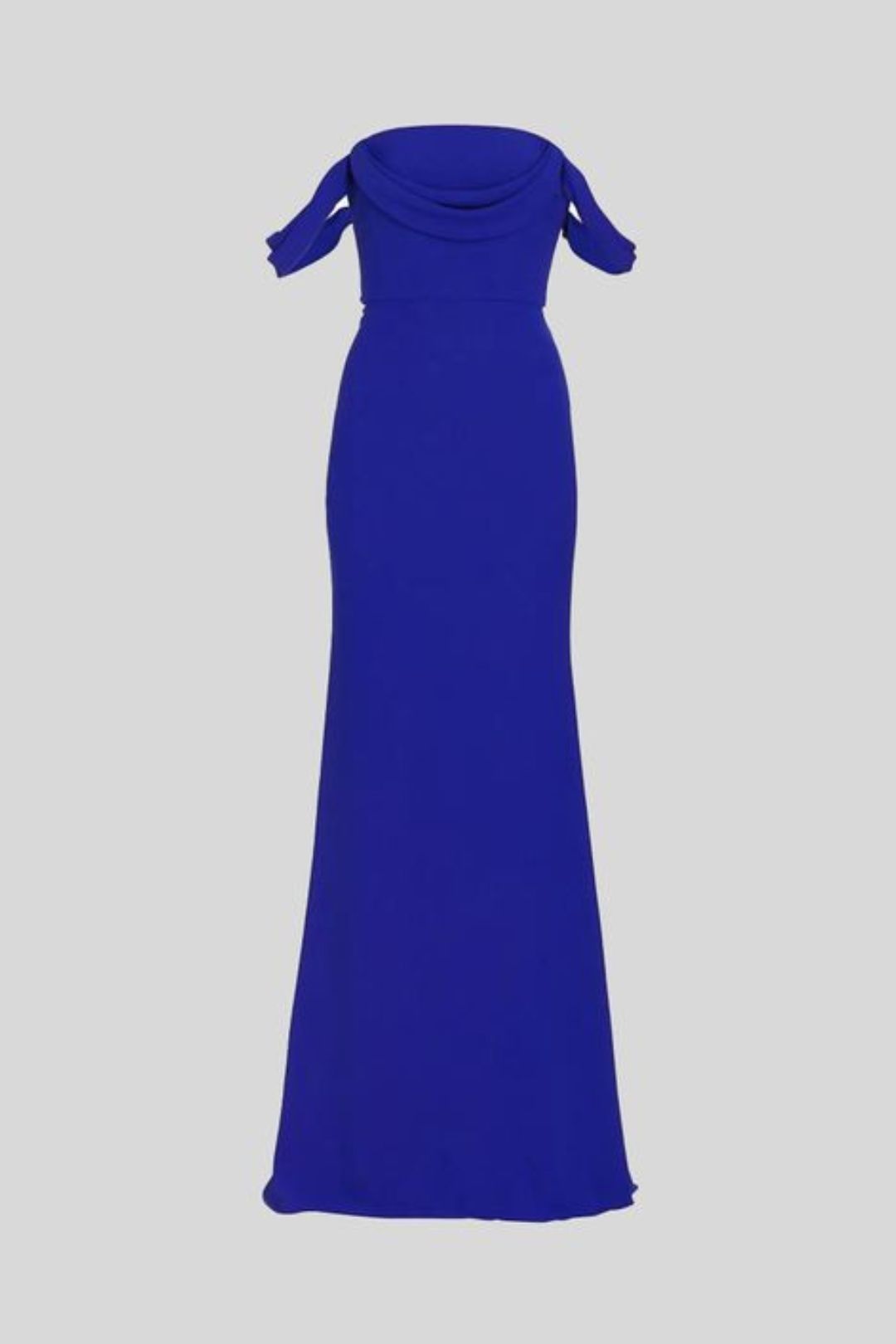 Buy Andree Draped Silk Blue Dress Vera Wang Bride GlamCorner