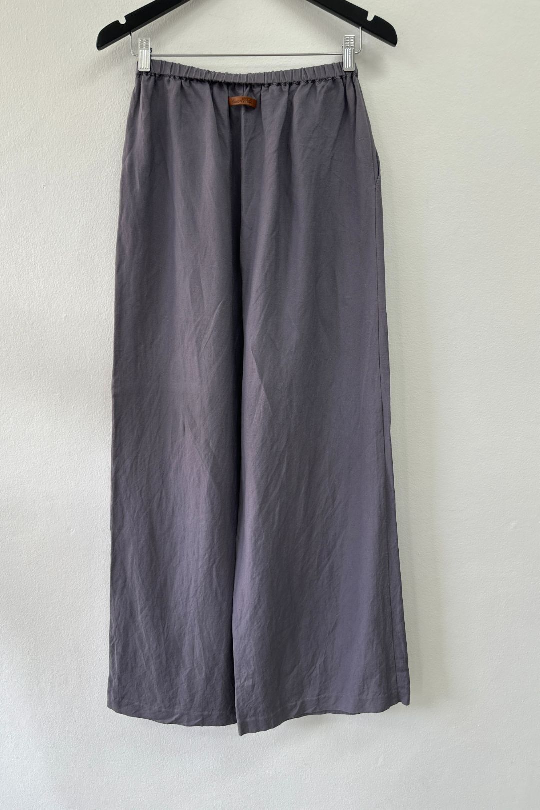 Camilla and Marc Grey Vera Linen Wide Leg Pant