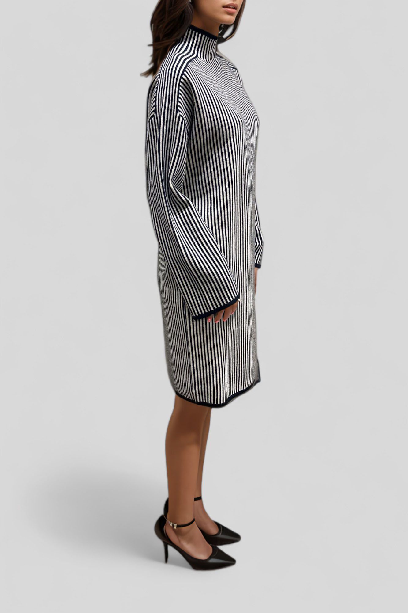 Vero Moda - Long Sleeve High Neck Dress