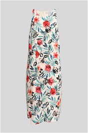 Veronika Maine - Tropical Print Midi Dress