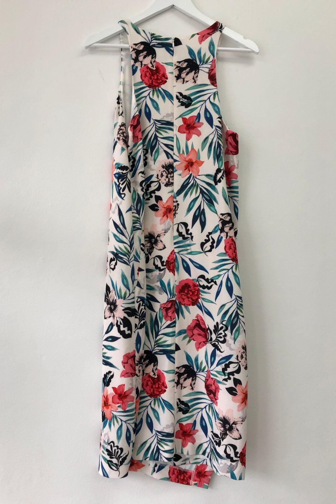 Veronika Maine - Tropical Print Midi Dress