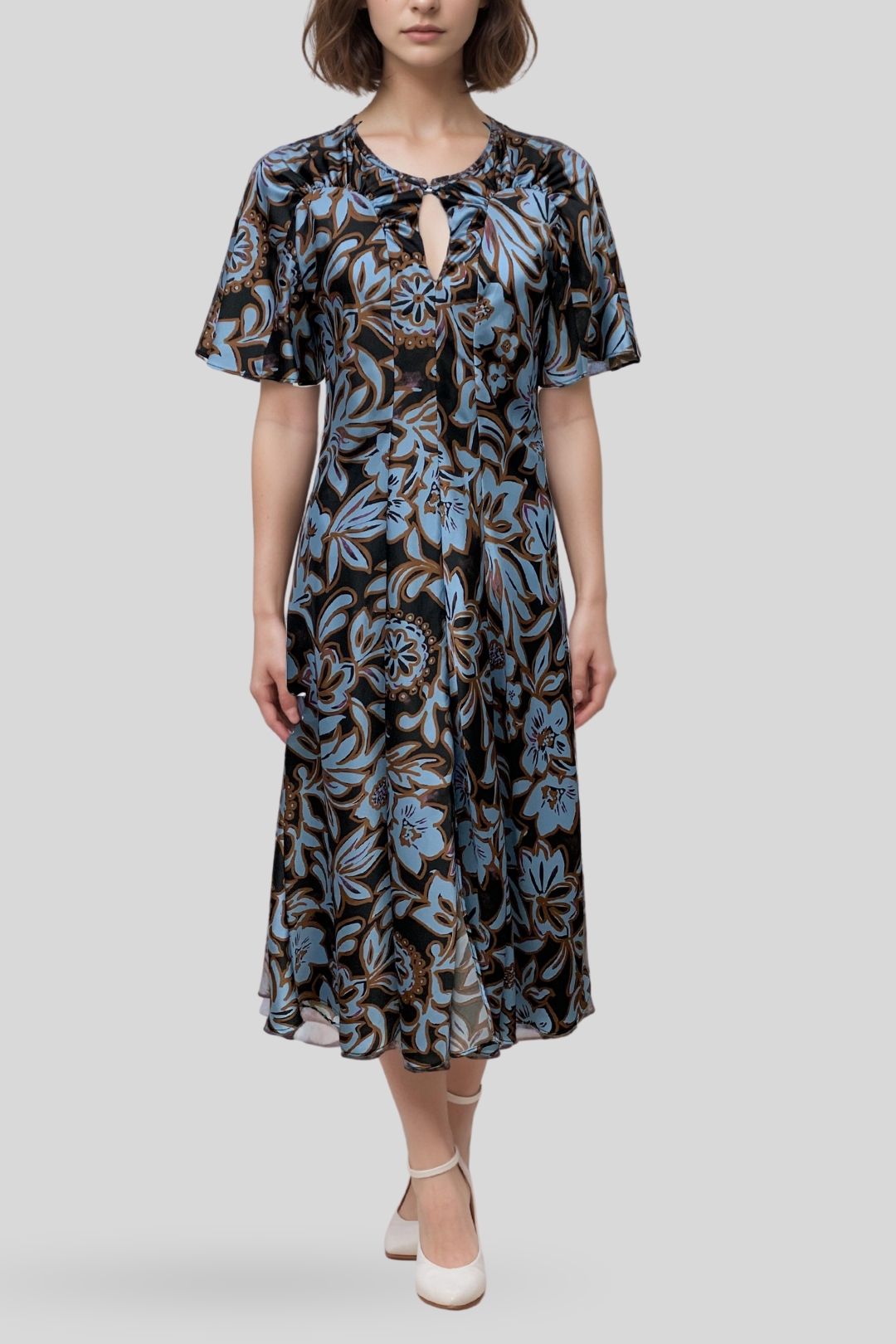 Cavalier Cold Shoulder Dress by Grace Hart for Rent