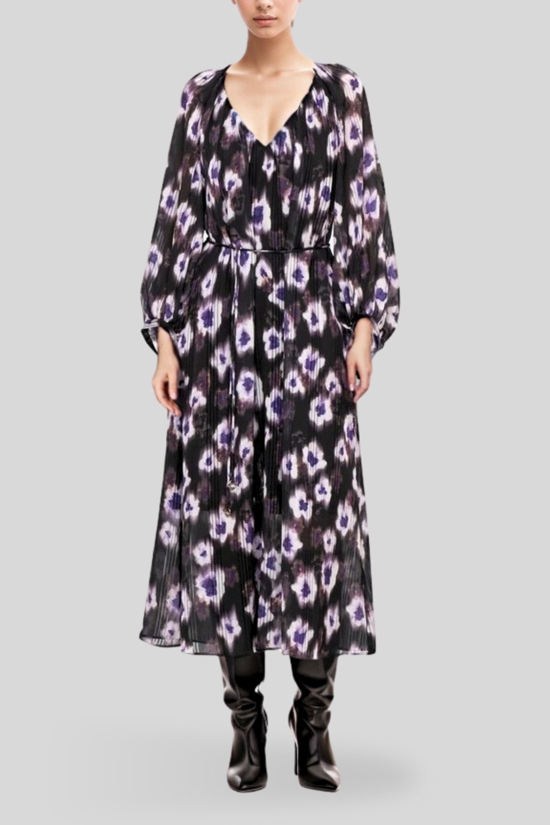 VERONIKA MAINE - Ultra Dress In Dark Violet