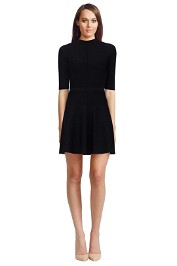Victoria Beckham - Open Back Dress - Black - Front