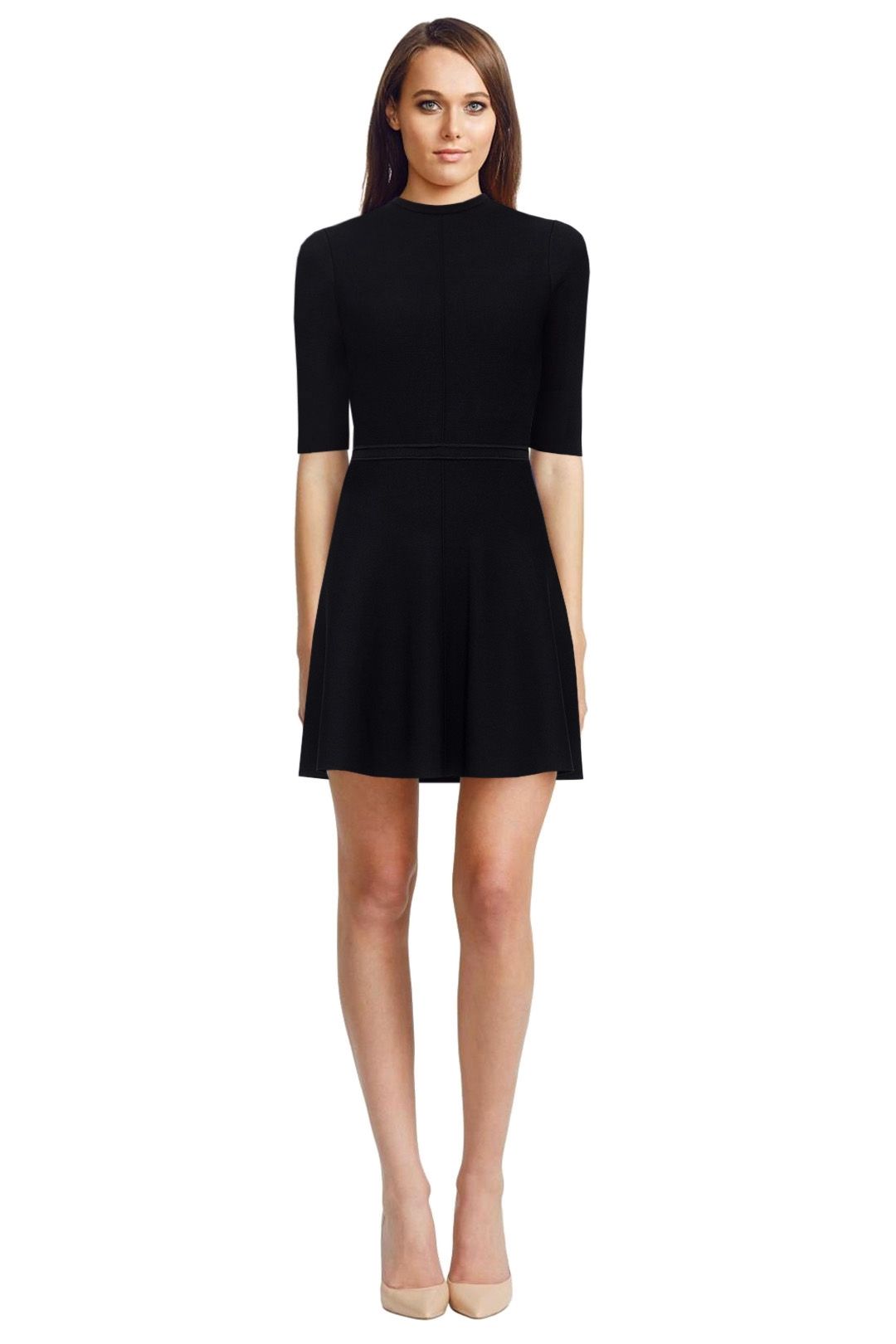 Victoria Beckham - Open Back Dress - Black - Front