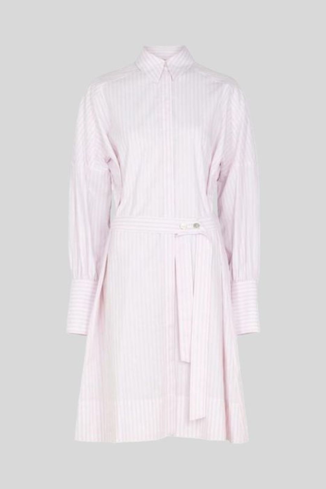 Victoria Beckham - Striped Belted Shirt Dress