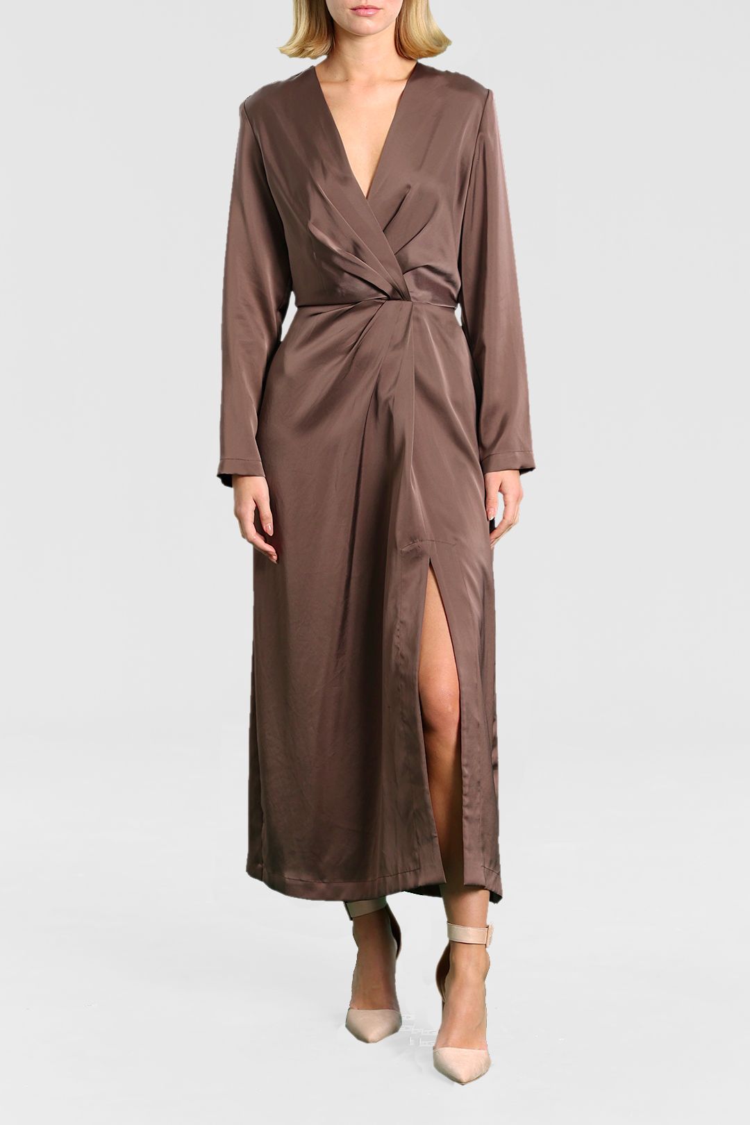 Hire Rememberance Dress in Raisin Viktoria Woods GlamCorner