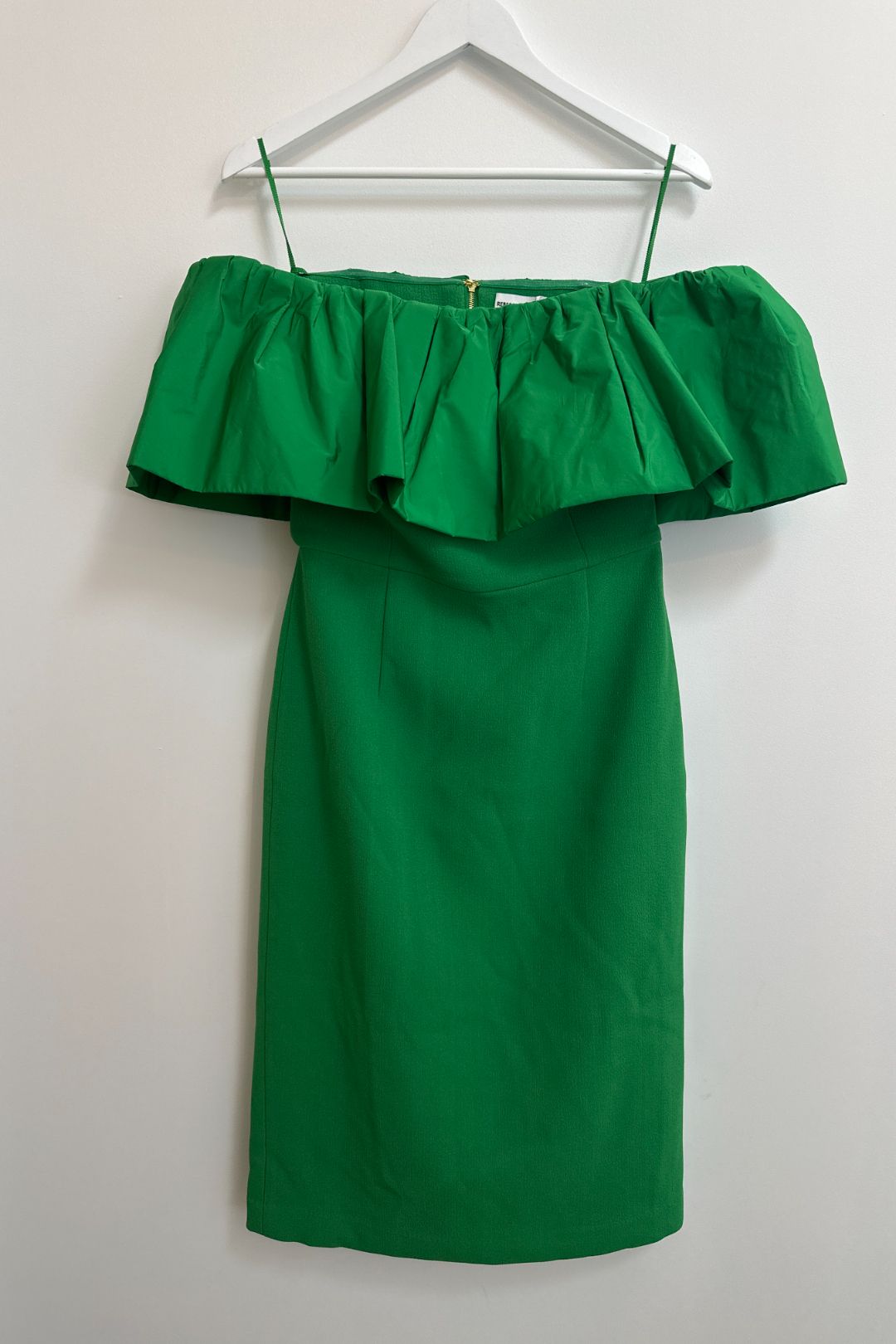 slim fit dress slacks winnie midi dress // green *zoco exclusive* – shop zoco main image 1