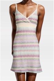 Review Zig Zag Knit Mini Dress