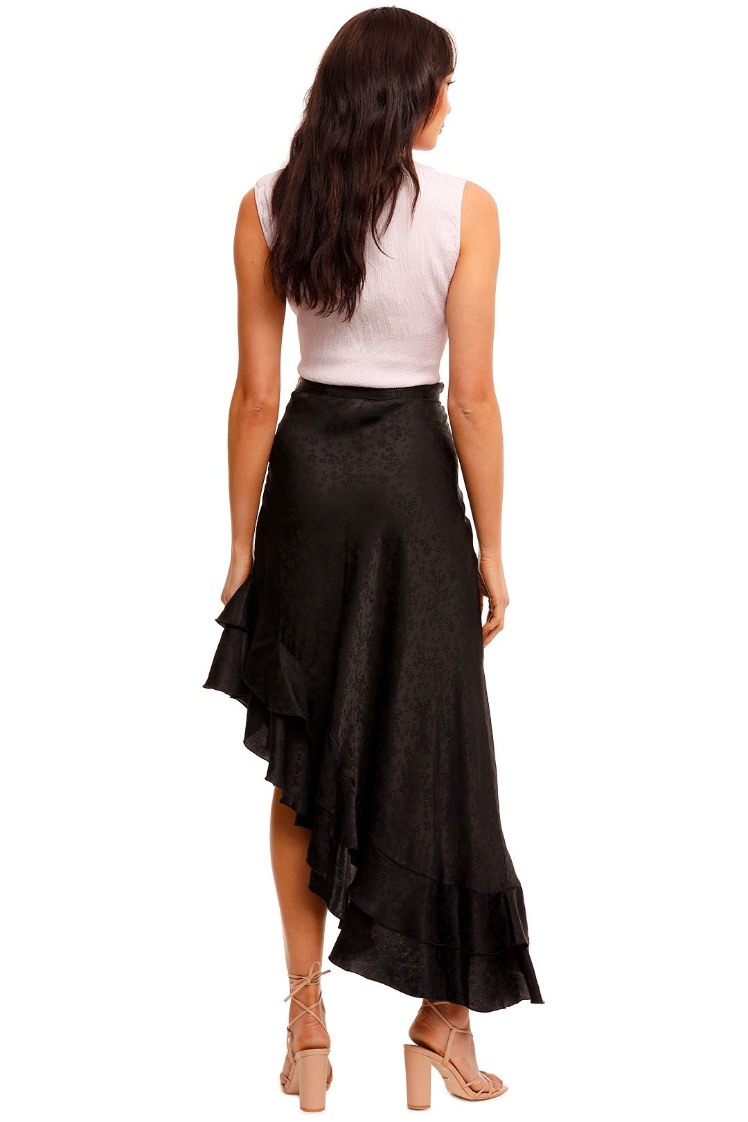 Hire Asymmetric Jacquard Skirt Wandering GlamCorner